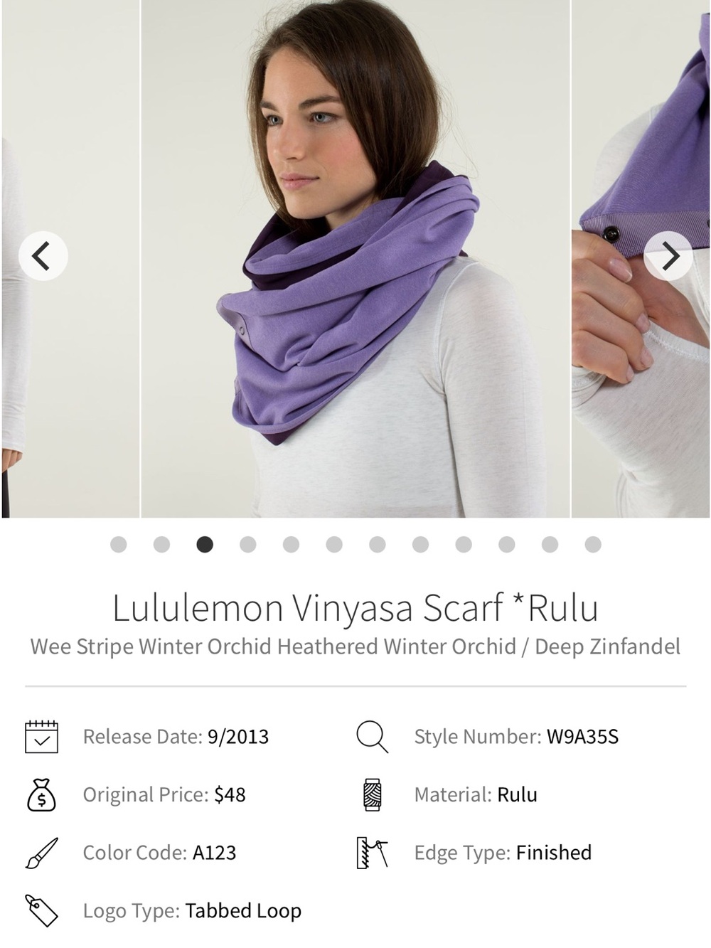 Lululemon Rulu Scarf - Picture 8 of 8